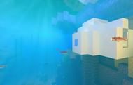 An igloo with a basement that is fully underwater (Image via Minecraft & Chill/YouTube)
